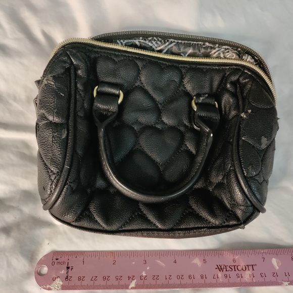 Betsy Johnson black mini purse - Picture 2 of 5